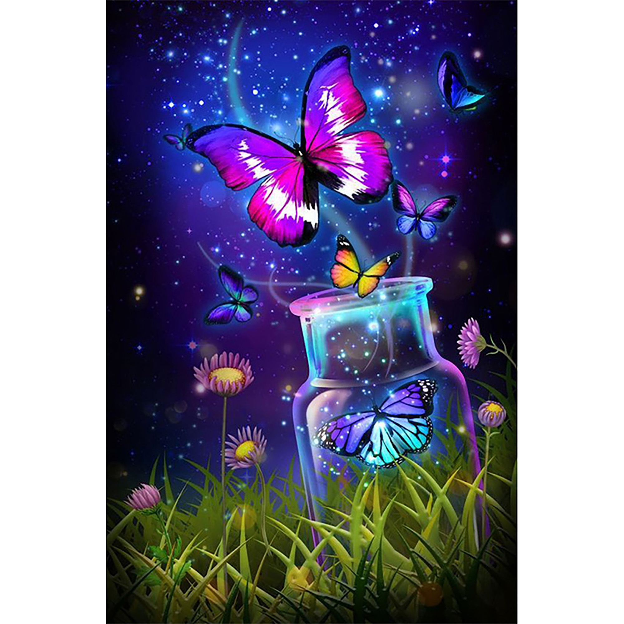 5D Diamond Painting Kits Cross Stitching Embroidery Art Crafts with Tools